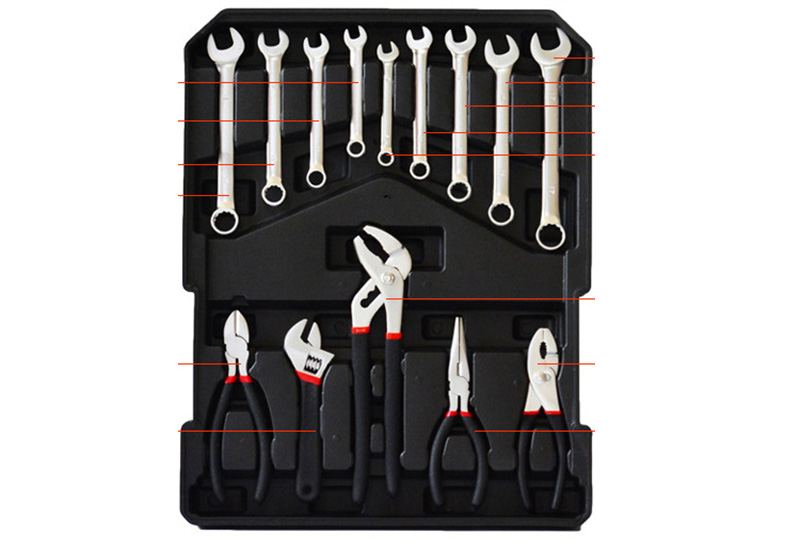 186 Pieces Aluminum Case Troll - Hand Tools 评论和价格
