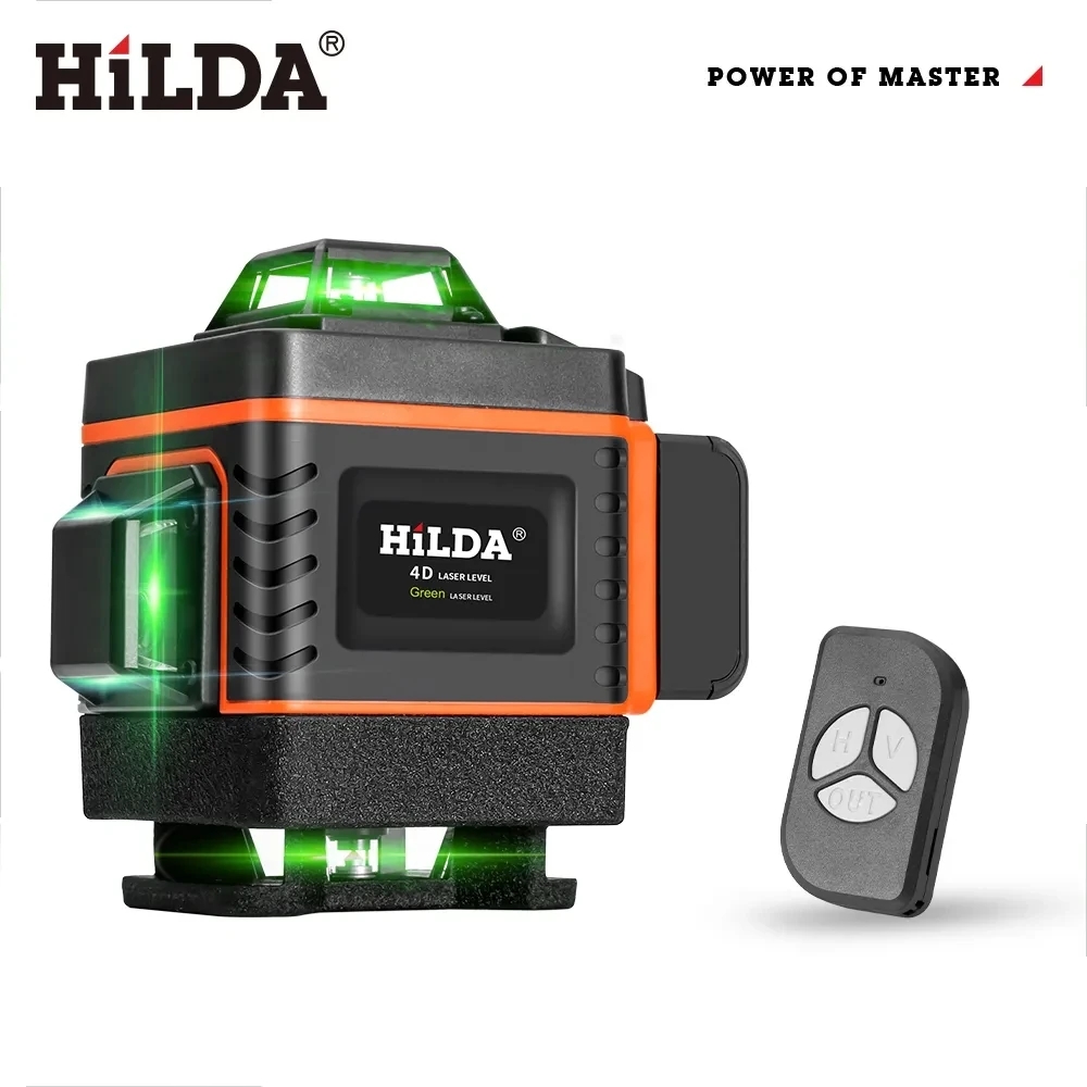 HILDA 16/12Lines 4D Laser Leve - Laser Level 16 Lines 4D Green 评论和价格