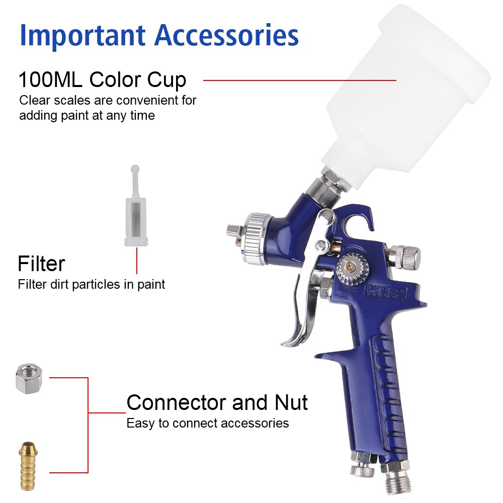 Mini Air Paint Spray Guns Mini - Airbrush Kit With Mini Compressor 评论和价格