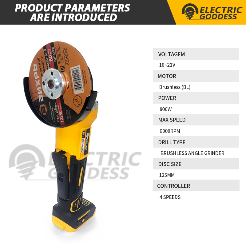 125mm Brushless Angle Grinder  - Brushless Angle Grinder Battery Powered 评论和价格