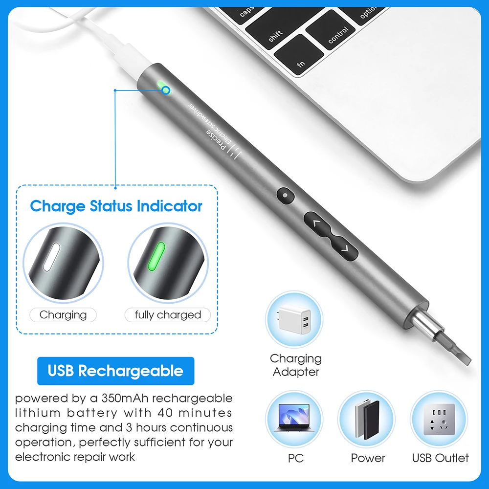 62/6 in 1 Precision Electric S - Electric Screwdriver Rechargeable Usb 评论和价格