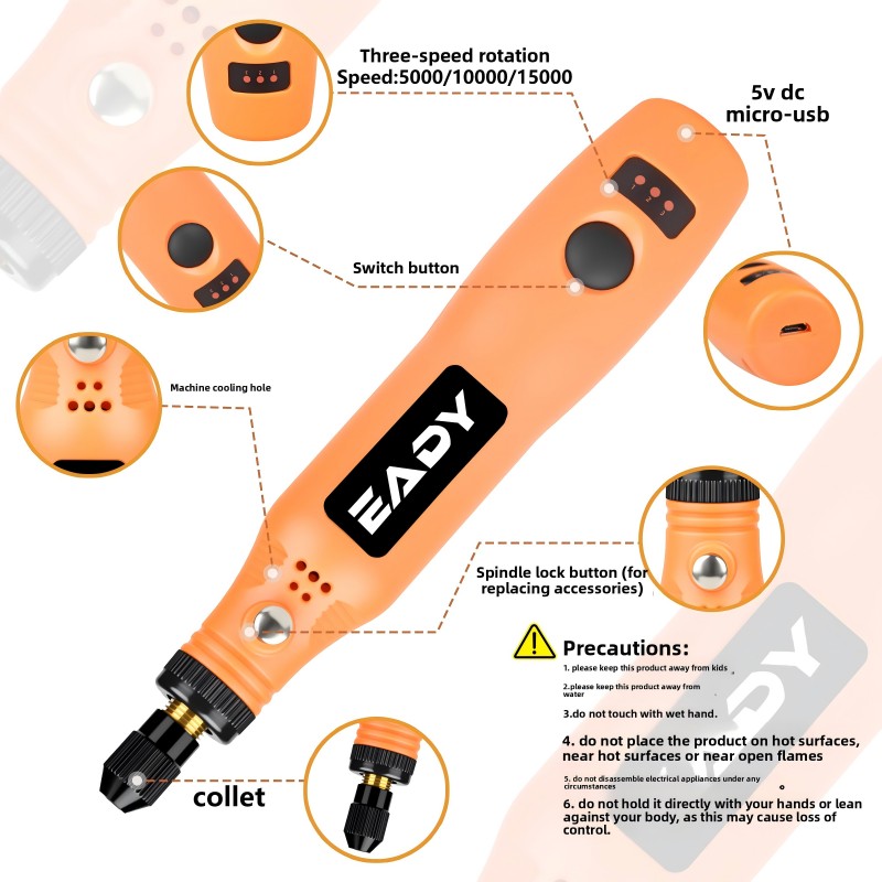 USB Cordless Rotary Tool Kit – - Cordless Rotary Tool Kit Accessories 评论和价格