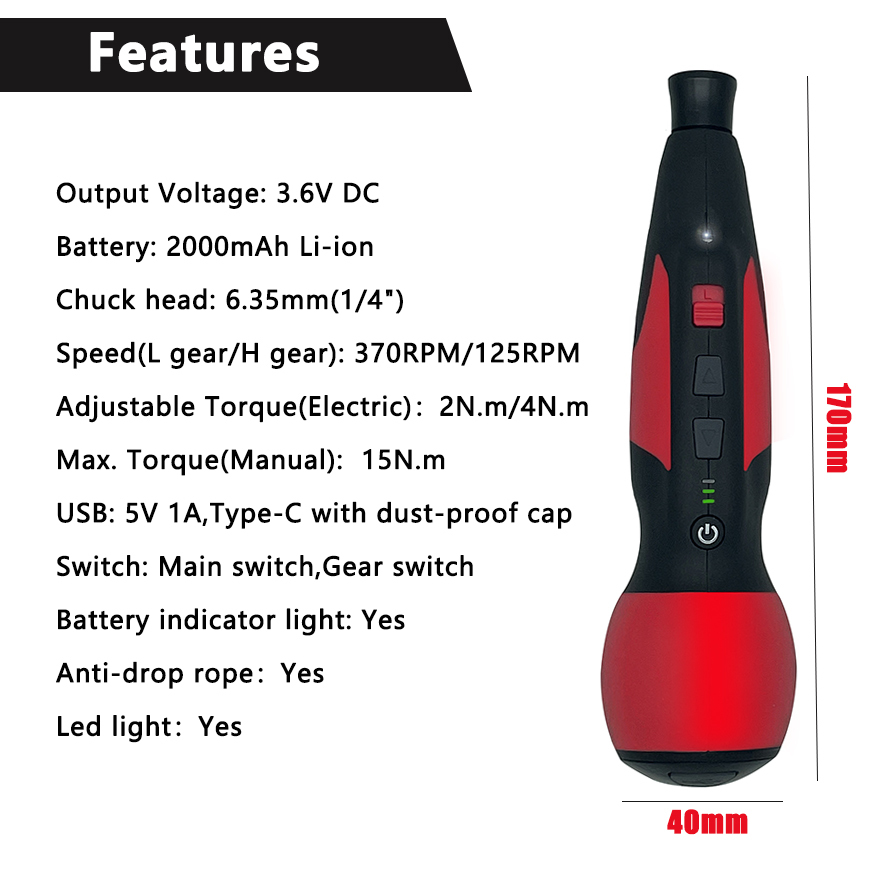 Mini Electric Screwdriver Adju - Electric Screwdriver Rechargeable Usb 评论和价格