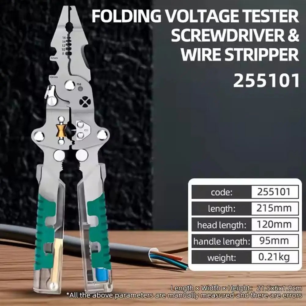 Foldalbe Wire Stripping Pliers - Automatic Wire Stripper Cutter 评论和价格