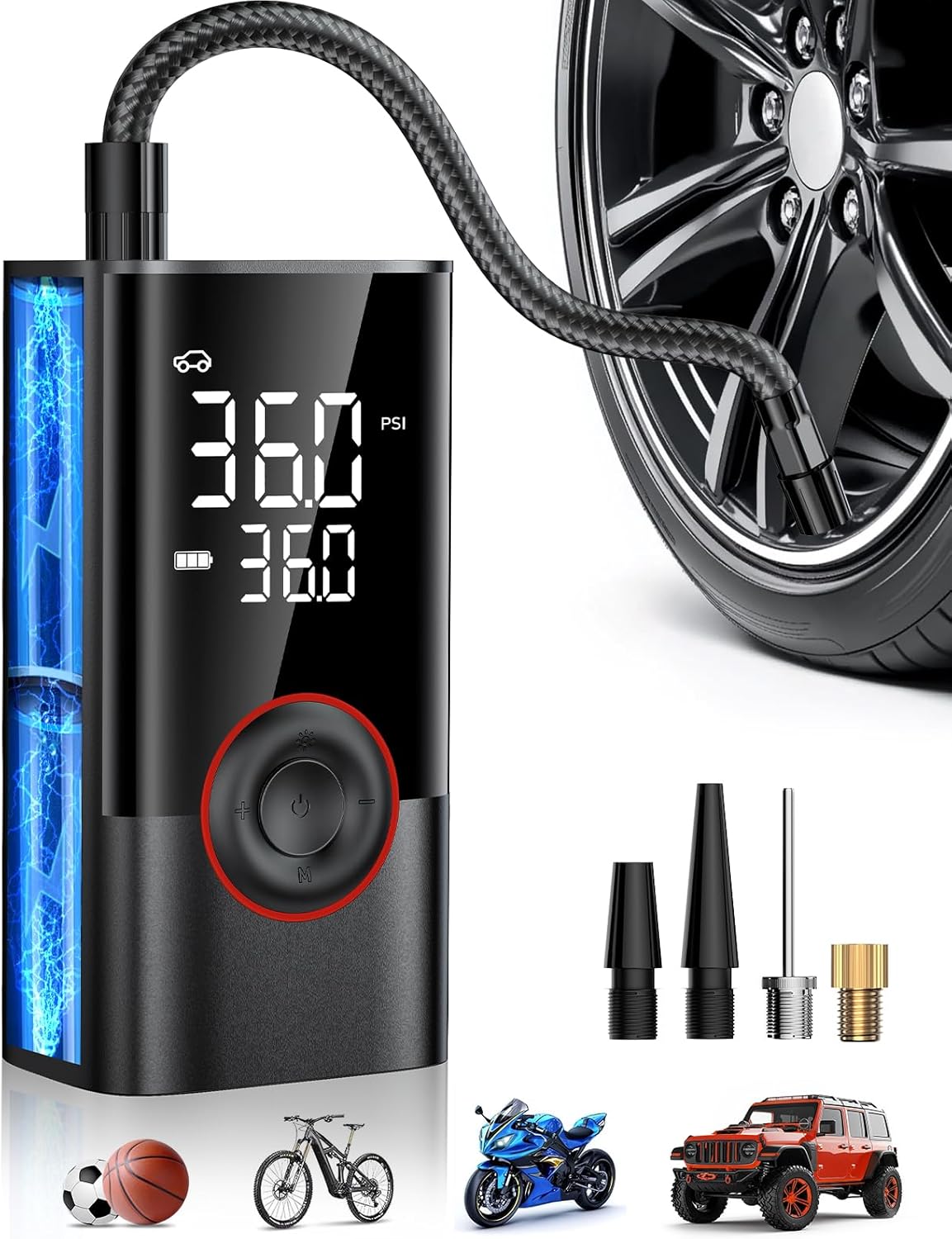 Portable Wireless Air Compress - Electrical 评论和价格