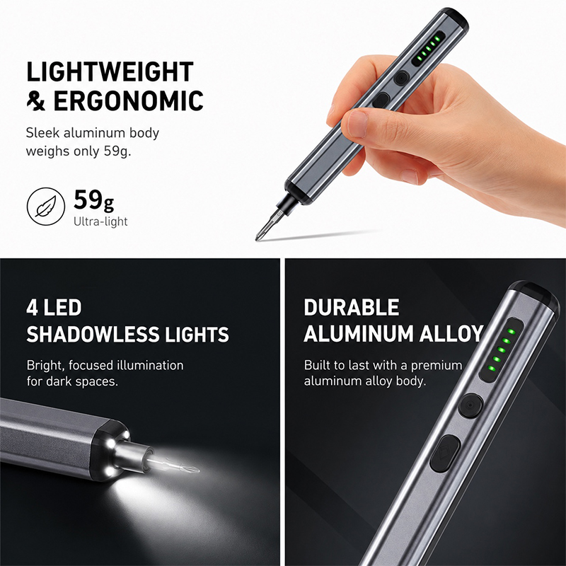68 in 1 Precision Electric Scr - Electric Screwdriver Rechargeable Usb 评论和价格