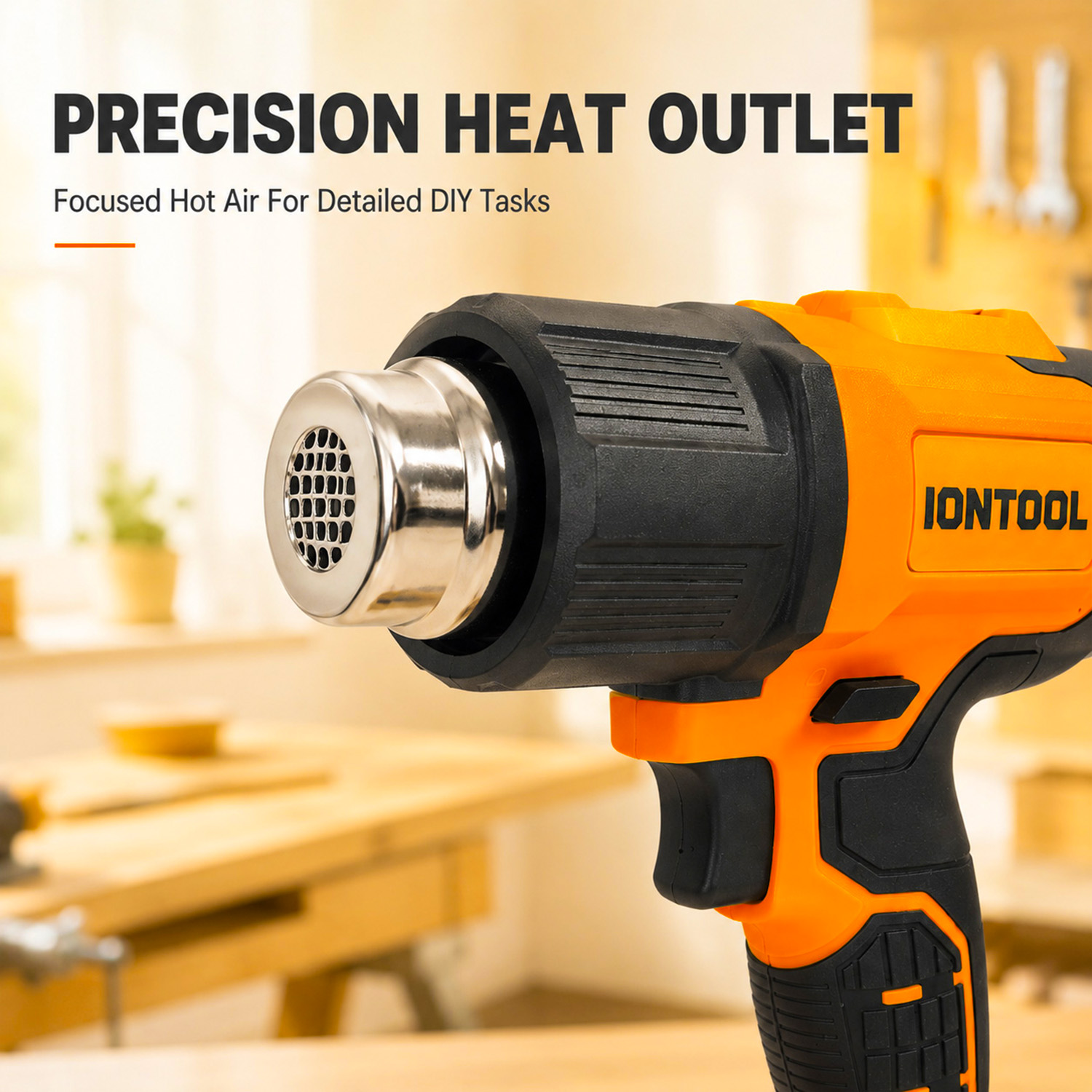 IONTOOL 250/500LPM 550℃ Cordle - Cordless Heat Gun For Shrink Tubing 评论和价格