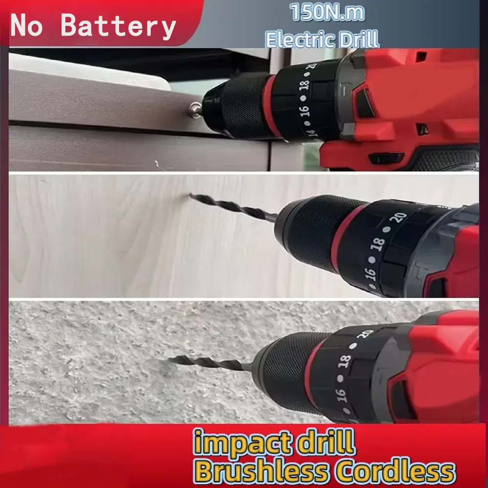 Small Electric Brushless Impac - Brushless Cordless Electric Drill 18V 评论和价格
